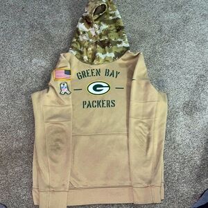 Large Green Bay packers Nike hoodie